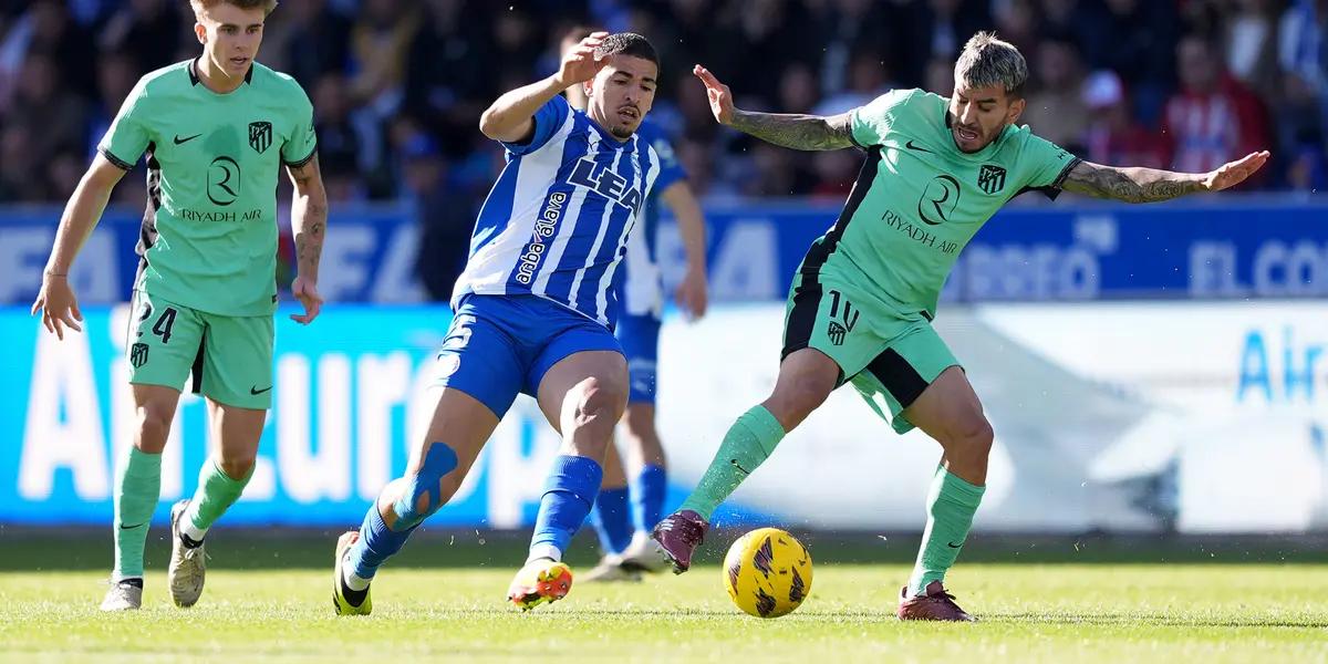 Atlético Madrid pierde frente a Alavés