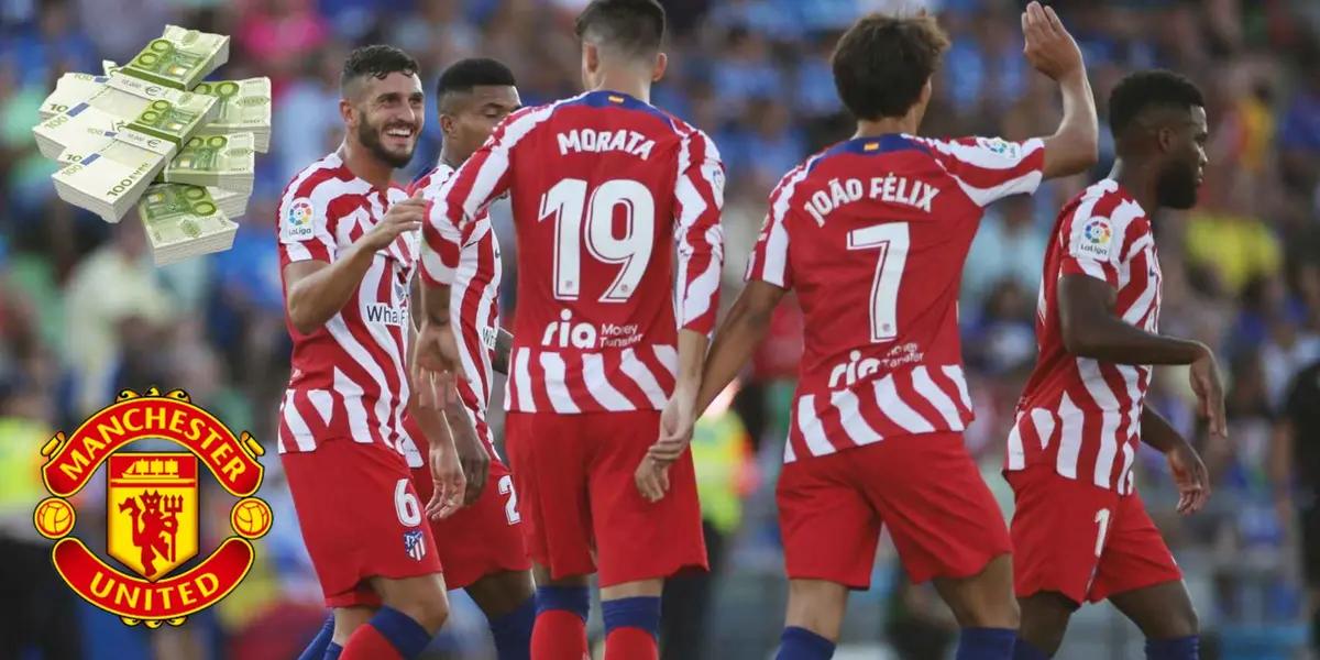 Atlético de Madrid podría perder dos jugadores ante el interés de Manchester United