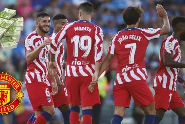Atlético de Madrid podría perder dos jugadores ante el interés de Manchester United