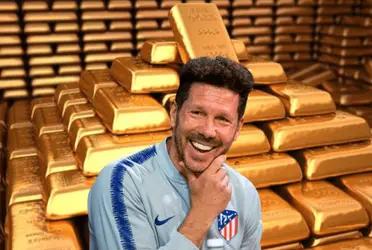 Atlético de Madrid puede hacer un negocio millonario con un jugador que llegó de casualidad y que no jugó ni un partido