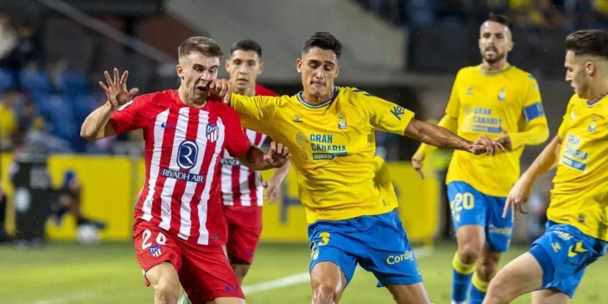 Atlético de Madrid se fue con las manos vacías de Las Palmas, luego de un partido bastante discreto