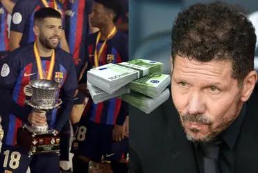 Atlético de Madrid soñó con Jordi Alba pero sus pretensiones lo hicieron imposible y ahora apuesta por un defensor low cost