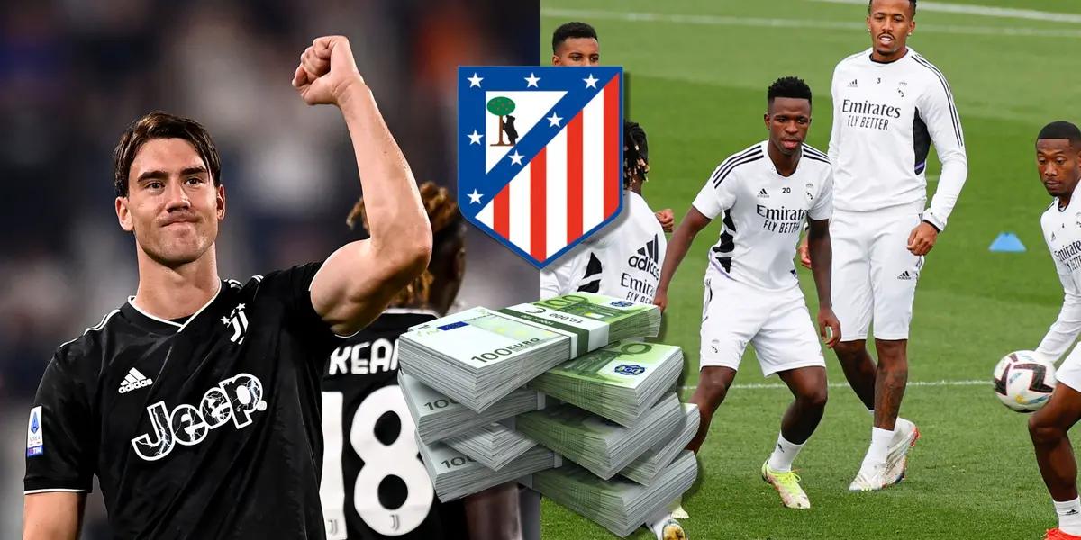 Atlético de Madrid tiene preparada una jugosa jugada para robarle a Dusan Vlahovic a Atlético de Madrid