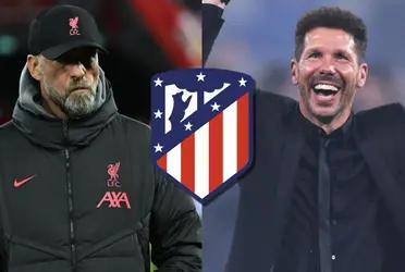 Atlético de Madrid tiene a su primer fichaje listo, rechazó la oportunidad de jugar por el Liverpool de Klopp