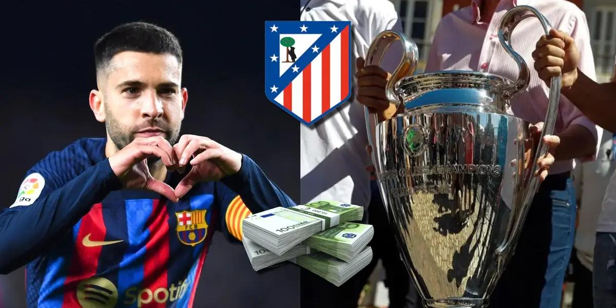 Atlético de Madrid tiene un poderoso e histórico equipo como competidor para quedarse con el pase de Jordi Alba