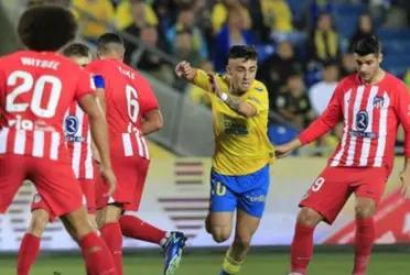 Atlético de Madrid tuvo una ayuda del arbitraje, en el cotejo ante Las Palmas, que levantó muchos comentarios
