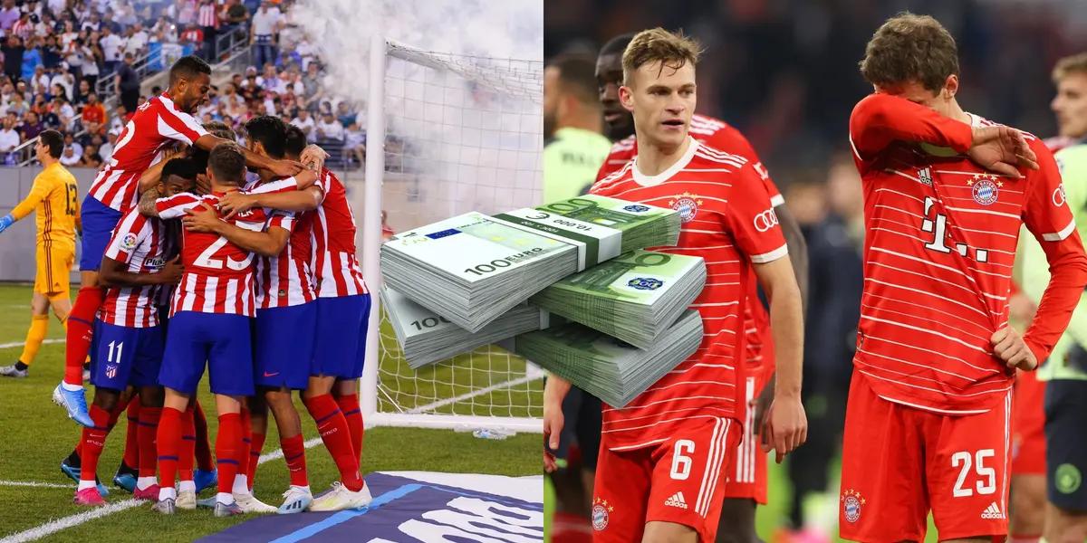 Atlético de Madrid va por un goleador que sigue de cerca Bayern Munich y está dispuesto a soplárselo