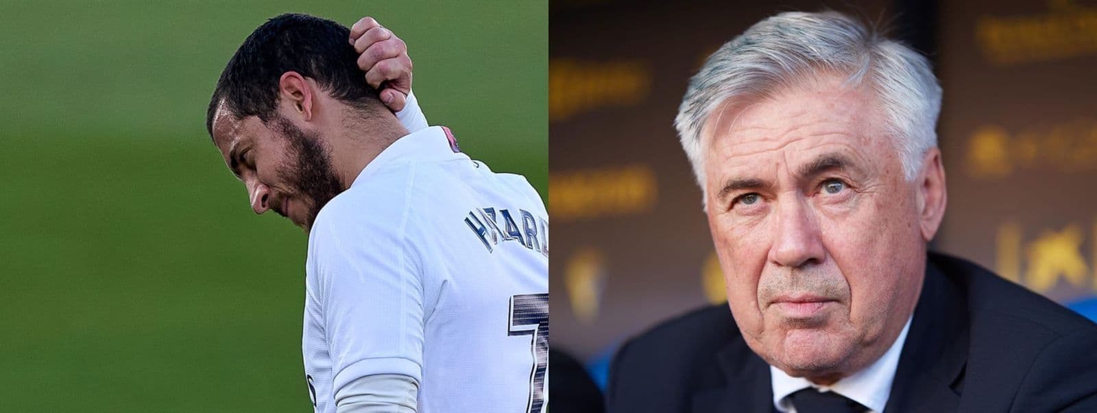 Aún con el partido definido, Carlo Ancelotti no le dio ni un minuto de juego a Eden Hazard quien podría irse antes del final del mercado de pases.