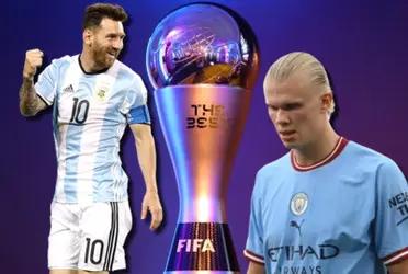 Aunque empataron en votos, por esta razón Messi le ganó el The Best a Haaland