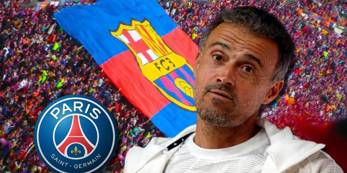 Aunque es entrenador del PSG, mira lo que sacó pecho Luis Enrique del Barça