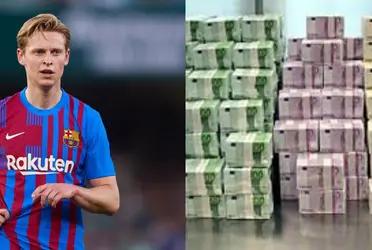 Aunque Frenkie De Jong pretende continuar en el Barcelona, si no acepta la reducción salarial propuesta por el club culé este aceptará la oferta de casi 85 millones de euros del Manchester United.