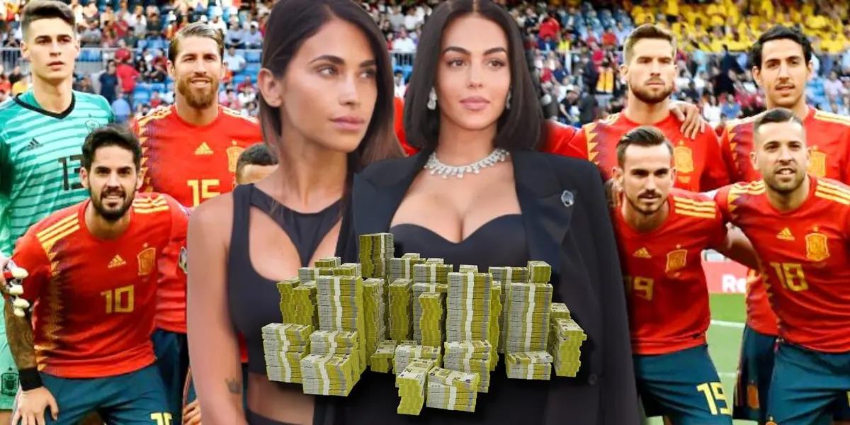 Aunque Georgina Rodríguez y Antonela Roccuzzo son mediáticas, la mujer de este jugador español ha hecho una fortuna de 51 millones