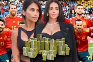 Aunque Georgina Rodríguez y Antonela Roccuzzo son mediáticas, la mujer de este jugador español ha hecho una fortuna de 51 millones