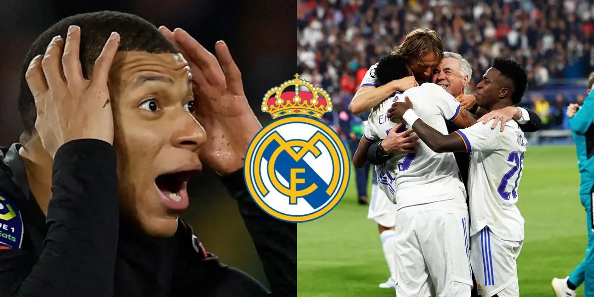 Aunque la celebración está en Cibeles, existía expectativa sobre alguna muestra del entorno de Mbappé, su madre reaccionó a un tweet