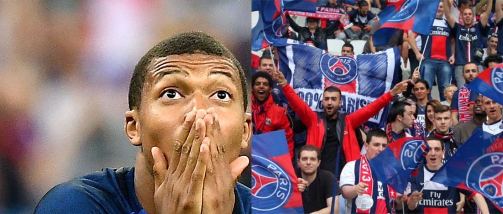 Aunque rechazó al Real Madrid para quedarse en el Paris Saint-Germain, la aficion del club parisino le daría la espalda a Kylian Mbappé ya que este querría a Neymar fuera del club.