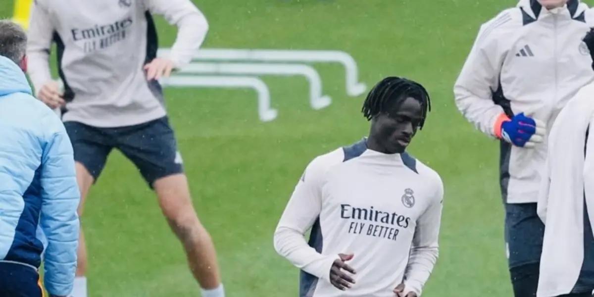 Babacar Diocou entrenó junto al primer equipo y causó sensación entre el cuerpo técnico