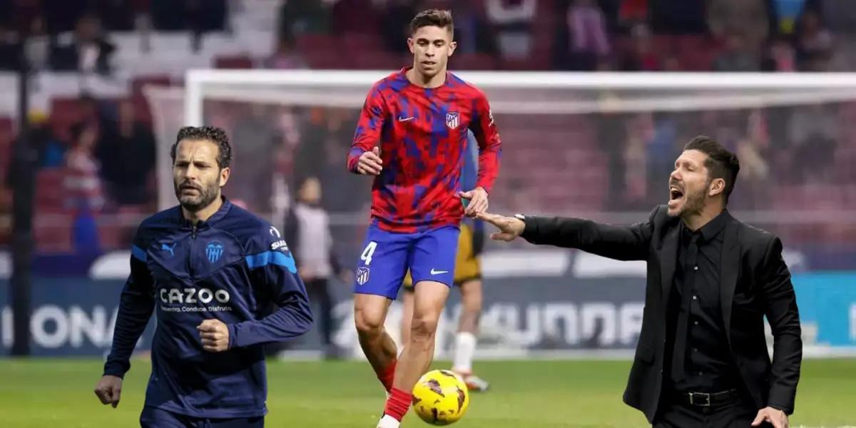 Baraja, Gabriel Paulista y Cholo Simeone