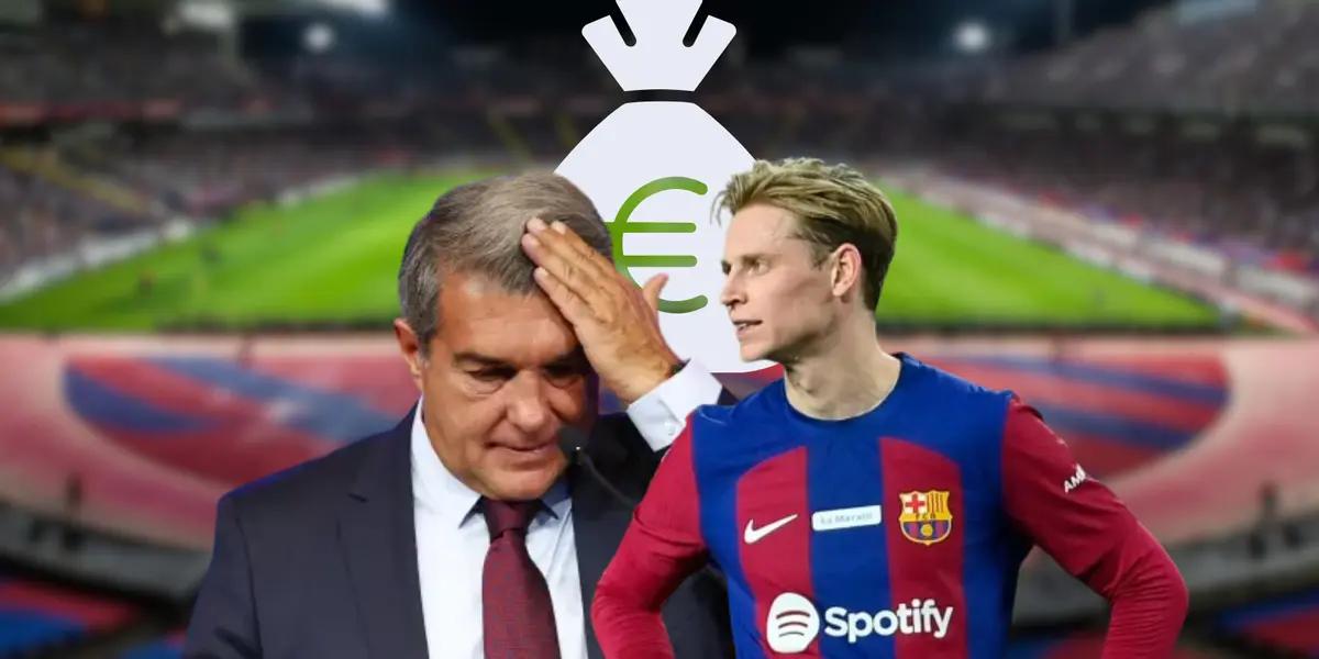 Barça no tiene dinero, el dineral que perdería el club por Frenkie De Jong