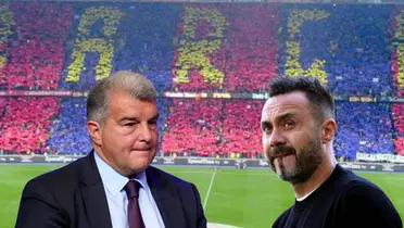 Barça quiere a De Zerbi por Xavi, la respuesta que le dio Brighton a Laporta