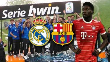 Barça tiene vía libre por Davies, el Madrid quiere a jugador campeón de Serie B