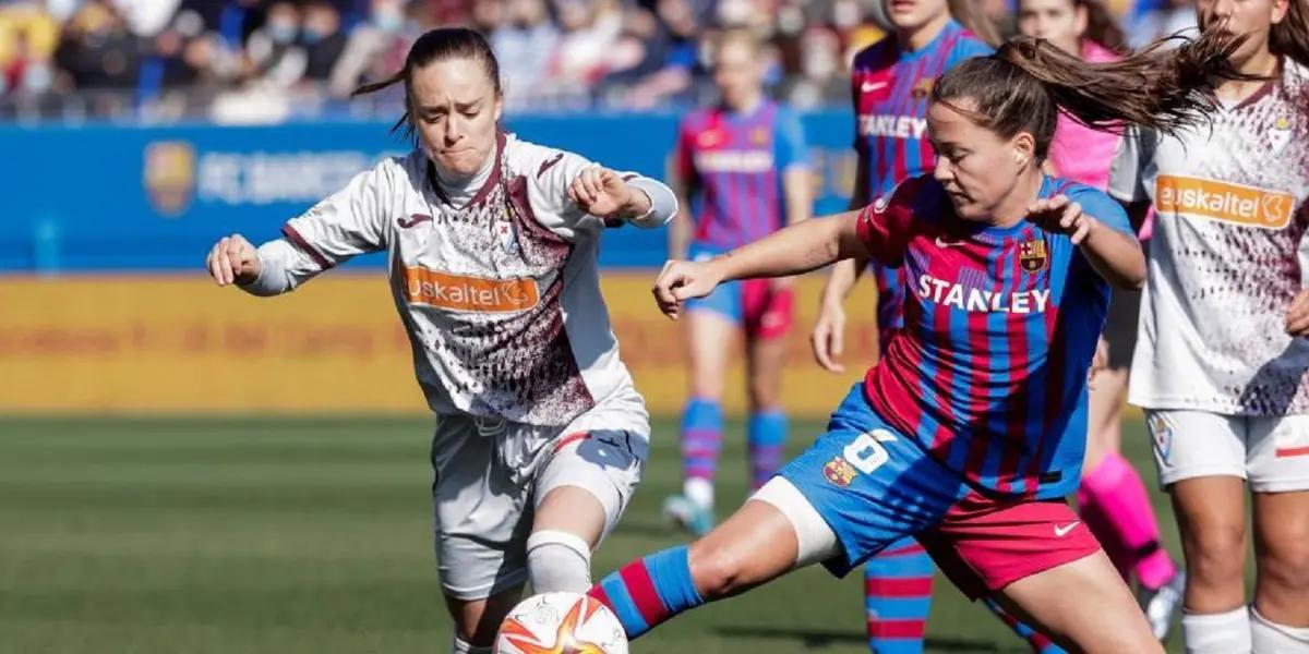 Barcelona aplastó al Eibar por 7 a 0 en la fecha 21 de la Liga Iberdrola. El equipo culé es el único puntero del torneo con 60 unidades, 16 puntos arriba de la Real Sociedad que es su perseguidor más cercano.