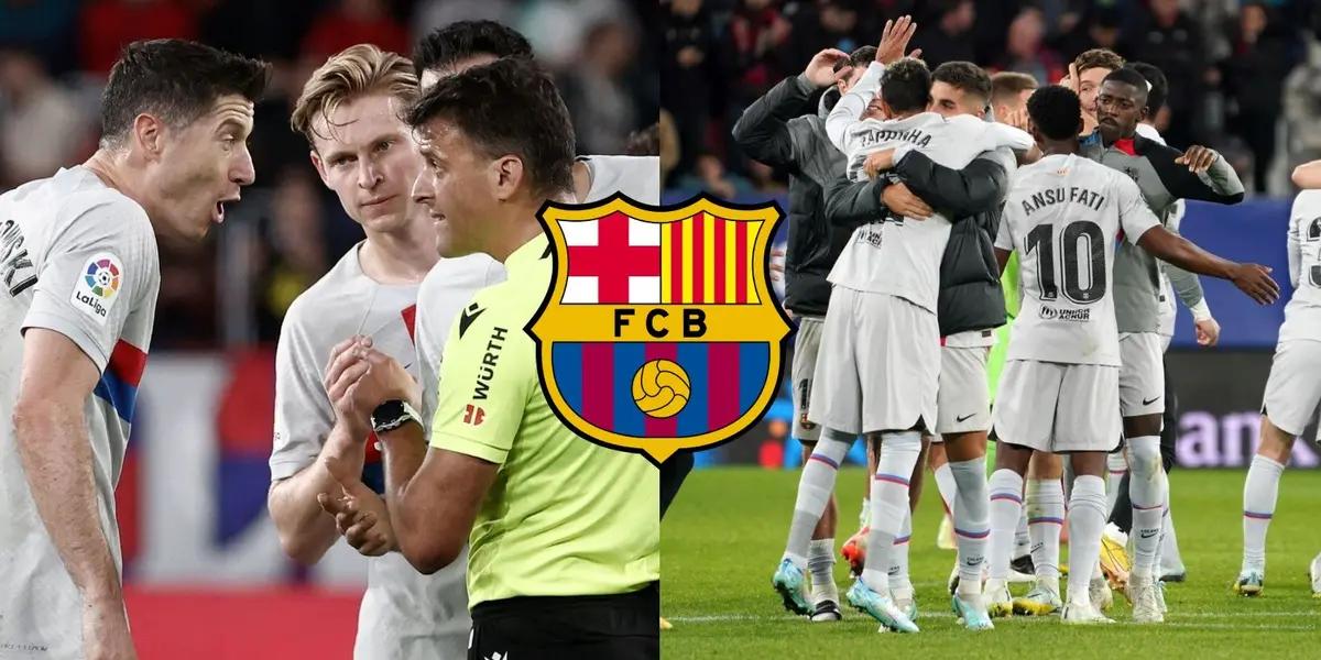 Barcelona consiguió un triunfo clave ante Osasuna en inferioridad numérica.