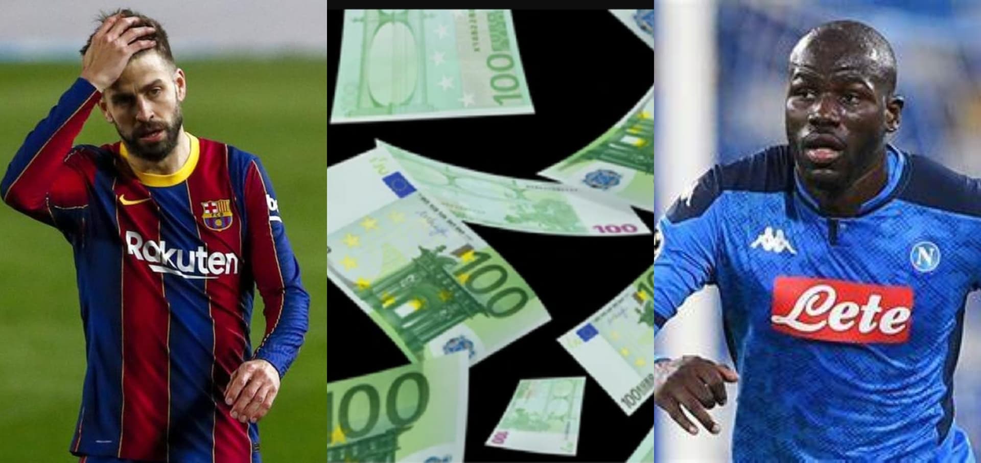 Barcelona insiste por un viejo anhelo, Kalidou Koulibaly. Pero a pesar de que solo le resta un año de contrato, el Napoli no baja sus pretensiones de 40 millones de euros. En caso de que el club culé pague esa cifra, el defensor senegalés terminará costando ocho veces más que Gerard PIqué quien fue adquirido por solo 5 millones.