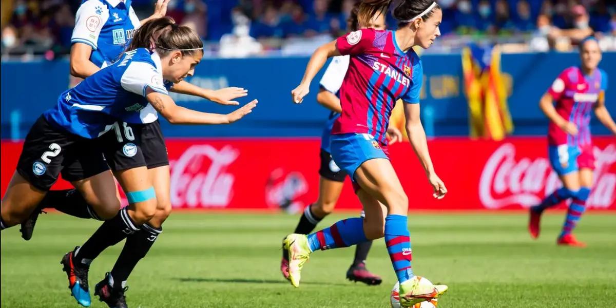 Barcelona visitaba al Alavés Gloriosas por la fecha 23 de la Liga Iberdrola y el puntero no tuvo piedad, goleó por 6 a 0 de visitante y sigue siendo puntero con puntaje ideal.