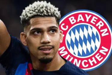 Bayern puso 100 millones al FC Barcelona y mira la sorpresiva respuesta de Ronald Araújo