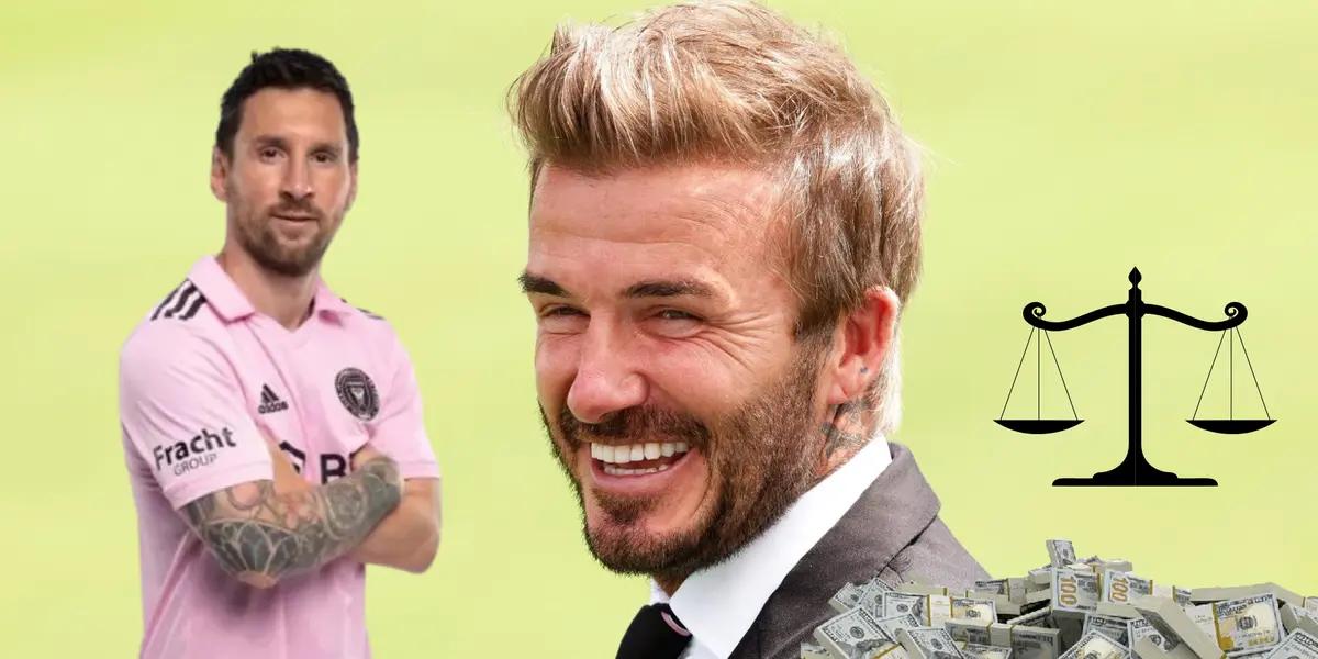 Beckham le paga a Messi 50 millones, la fortuna que ganó contra falsificadores