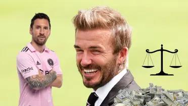 Beckham le paga a Messi 50 millones, la fortuna que ganó contra falsificadores
