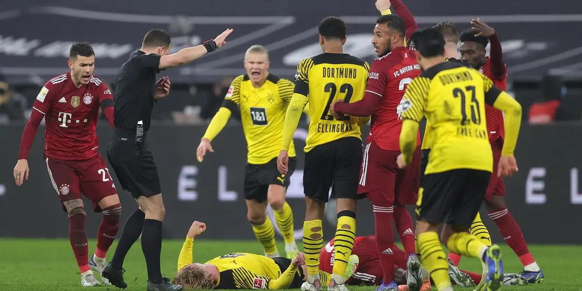 Bellingham denunció al arbitro de robo en el partido entre Borussia Dortmund y Bayern Múnich. Y lo acusó indirectamente de arreglar el encuentros antes.