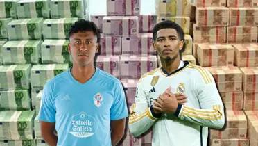 Bellingham es el jugador más caro de LaLiga, con 180 millones, y mira la diferencia con Renato Tapia