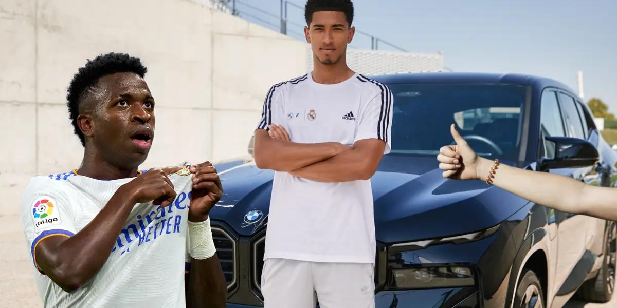 Bellingham maneja BMW, el curioso método de Vinicius para llegar a Valdebebas