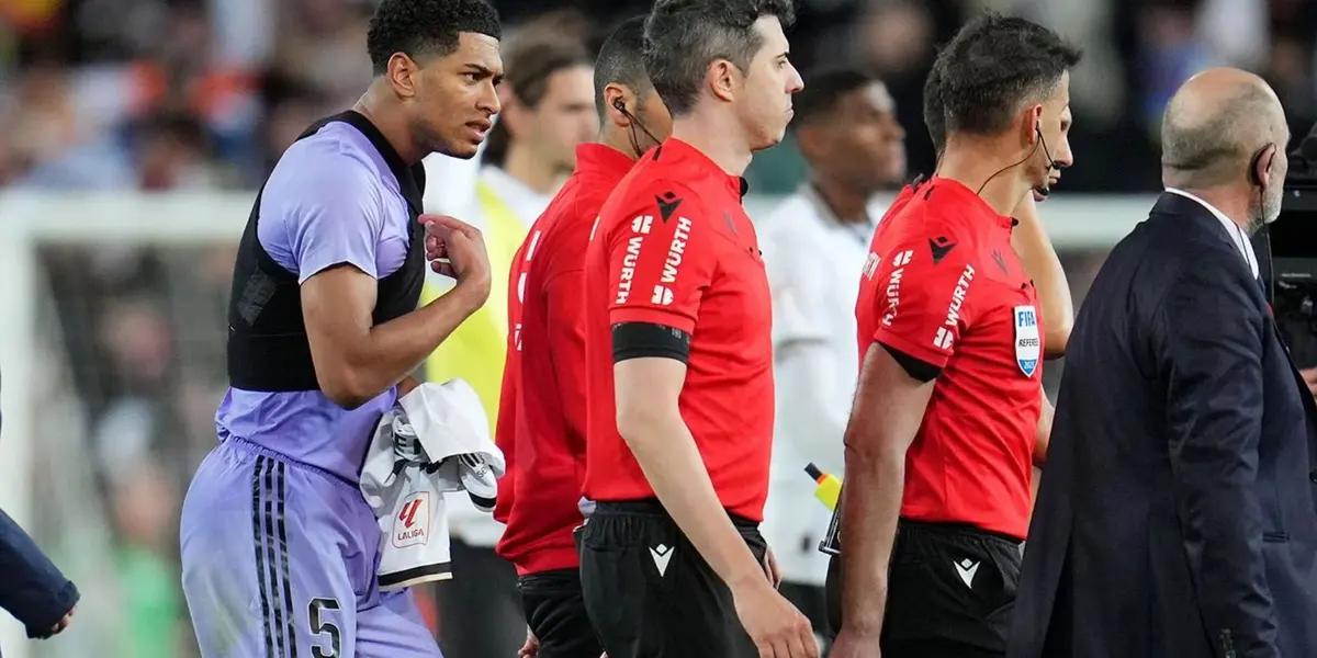 Bellingham suspendido 2 partidos por Gil Manzano y también pagará esta multa