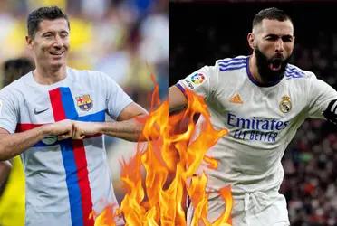 Benzema y Lewandowski se enfrentarán cara a cara para determinar quien es mejor