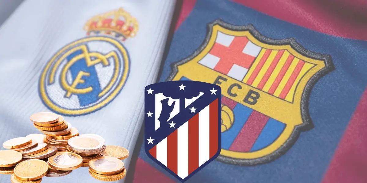 Blaugranas y Merengues son los que más beneficios económicos reciben con el nuevo formato de torneo, mientras tanto los Colchoneros se conforman con migajas