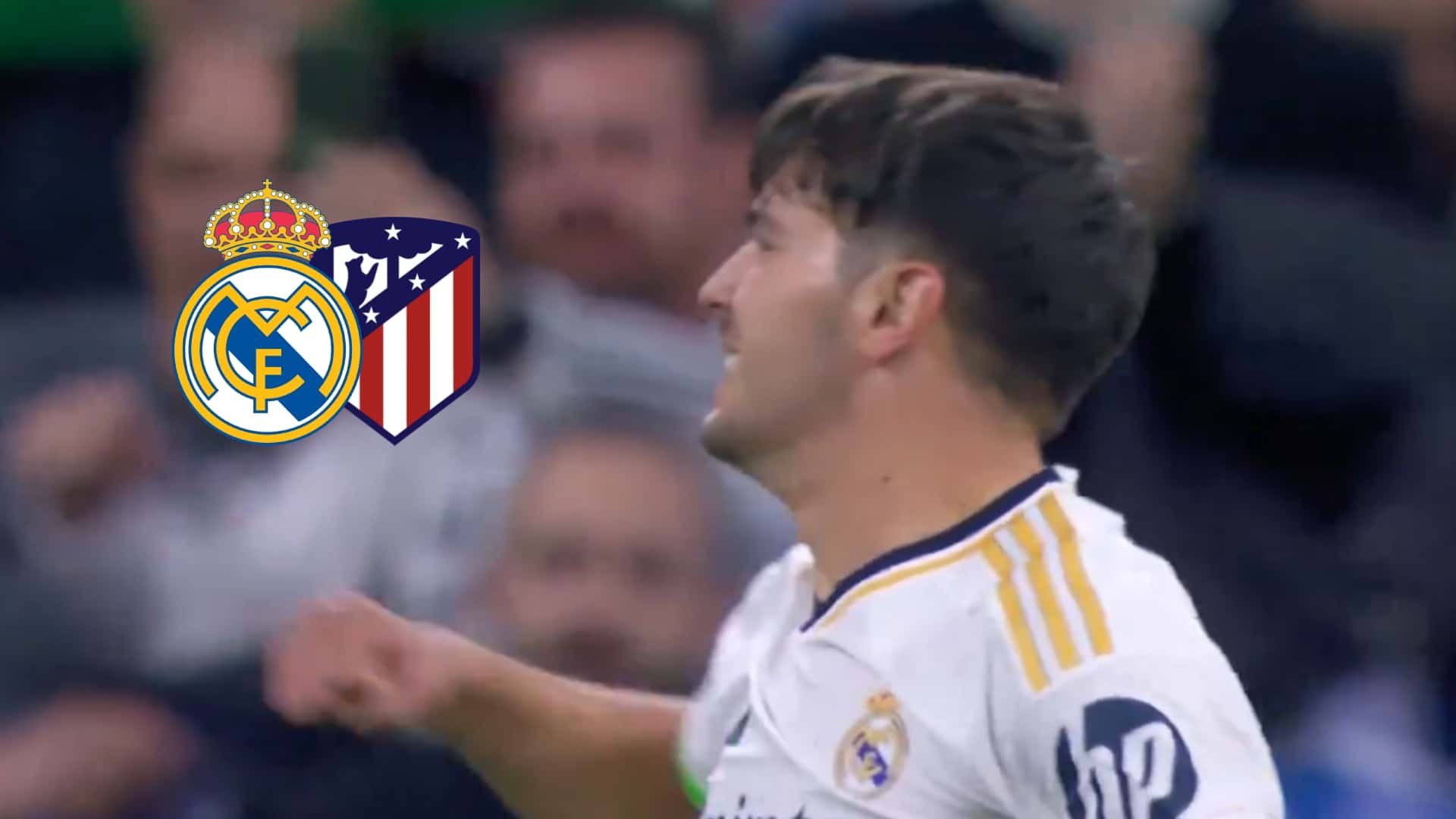 Brahim celebrando gol vs Atlético
