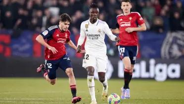 Camavinga clavó los tacos en la espinilla de Ruben García pero el madridista no vio la tarjeta