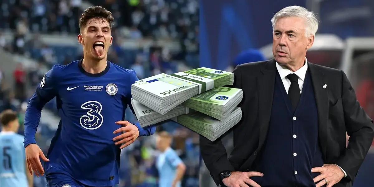 Carlo Ancelotti aceptaría el gusto de Florentino Pérez que quiere a Kai Havertz por el que pagarán esta cantidad de millones