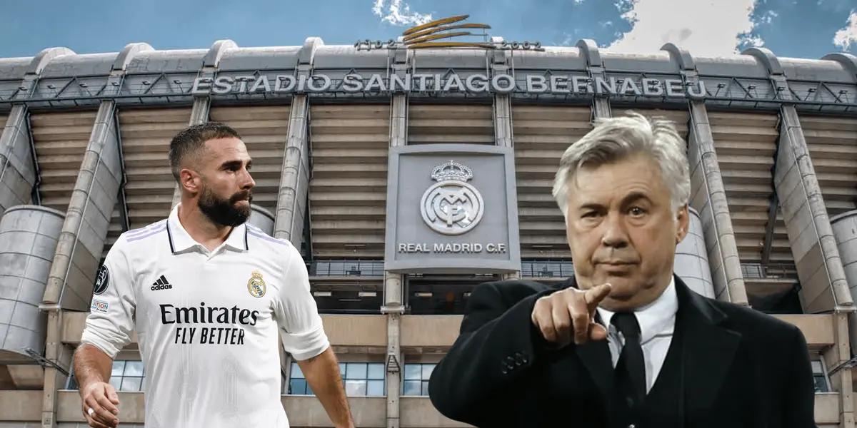 Carlo Ancelotti apunta a fichar a un lateral derecho de primer nivel para darle una variante a su lateral derecho