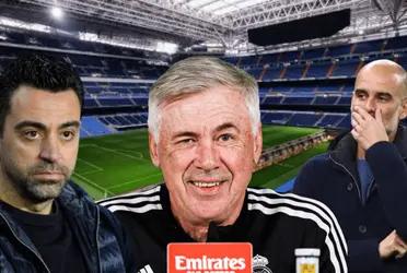 Carlo Ancelotti continúa agigantando su leyenda y volvió a ratificarlo con una marca en Champions League que no tienen ninguno de los dos españoles