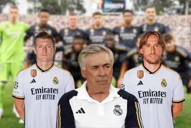 Carlo Ancelotti decidió que ambos futbolistas no sean de la partida en el debut.