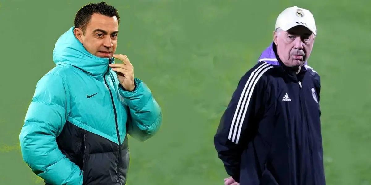 Carlo Ancelotti demostró toda su experiencia al servicio del Real Madrid, mientras Xavi pasa poniendo excusas en el FC Barcelona
