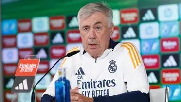 Carlo Ancelotti en rueda de prensa ha hablado sobre La Fábrica y los objetivos del club con la misma