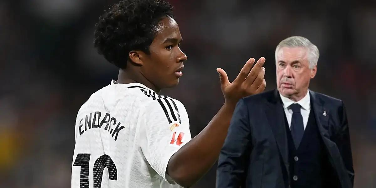 Carlo Ancelotti - Endrick (Foto: Real Madrid)