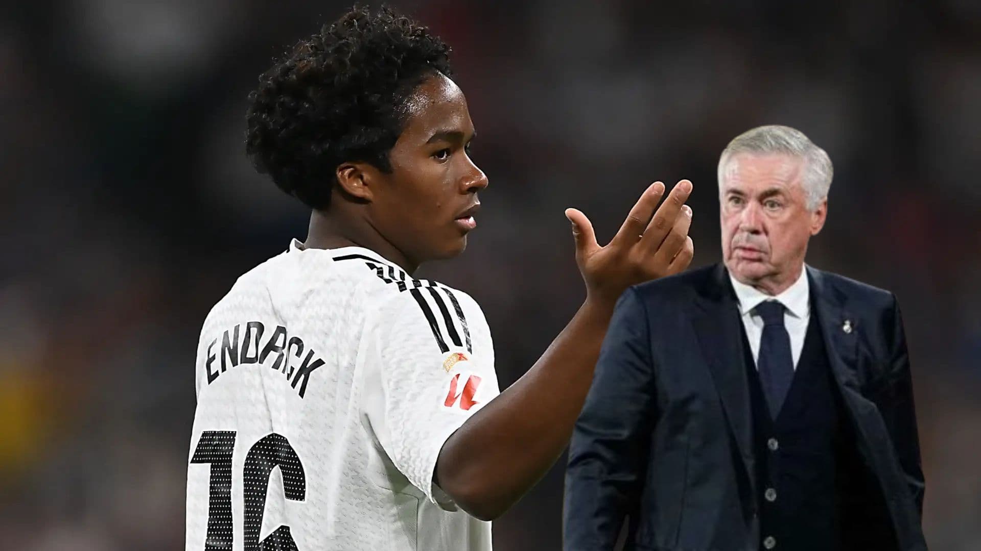 Carlo Ancelotti - Endrick (Foto: Real Madrid)