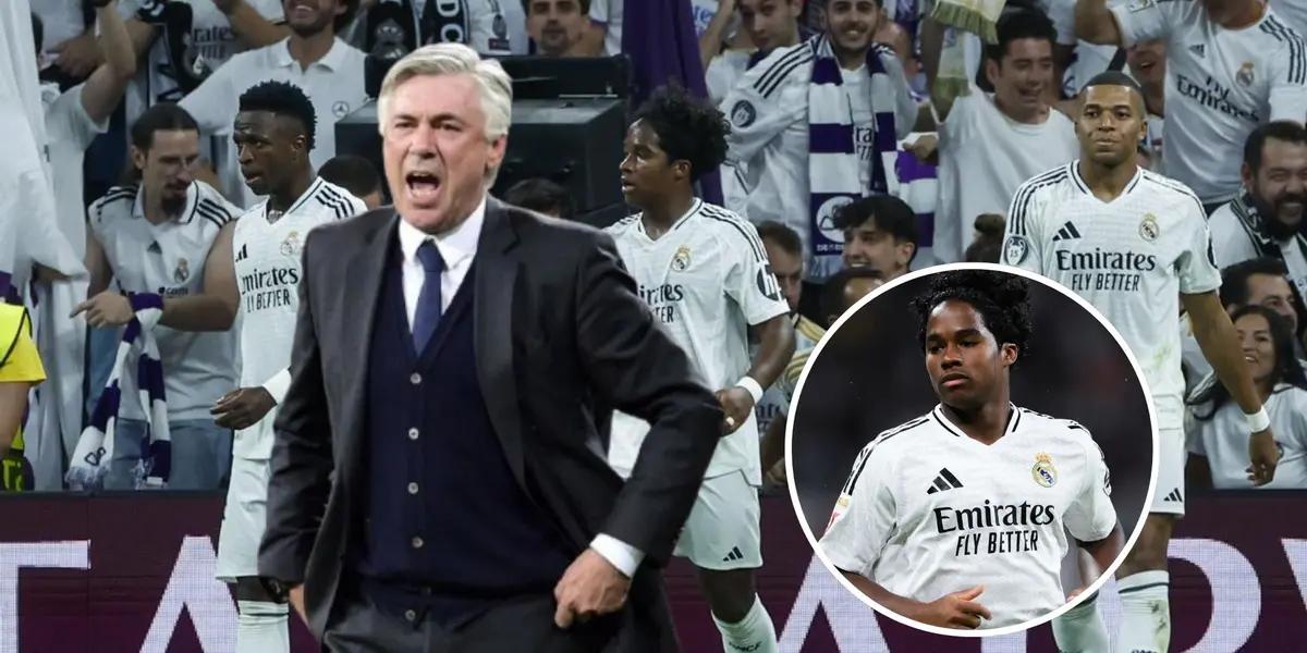 Carlo Ancelotti - Endrick (Foto: Real Madrid)