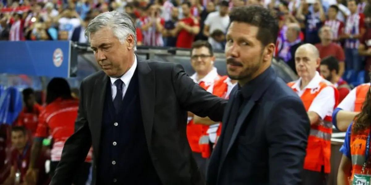 Carlo Ancelotti está con el Real Madrid para el regreso de LaLiga, mientras esto es lo que hace Simeone en lugar de entrenar al Atleti