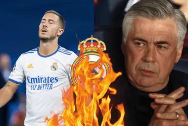 Carlo Ancelotti le habría faltado nuevamente el respeto a Eden Hazard.